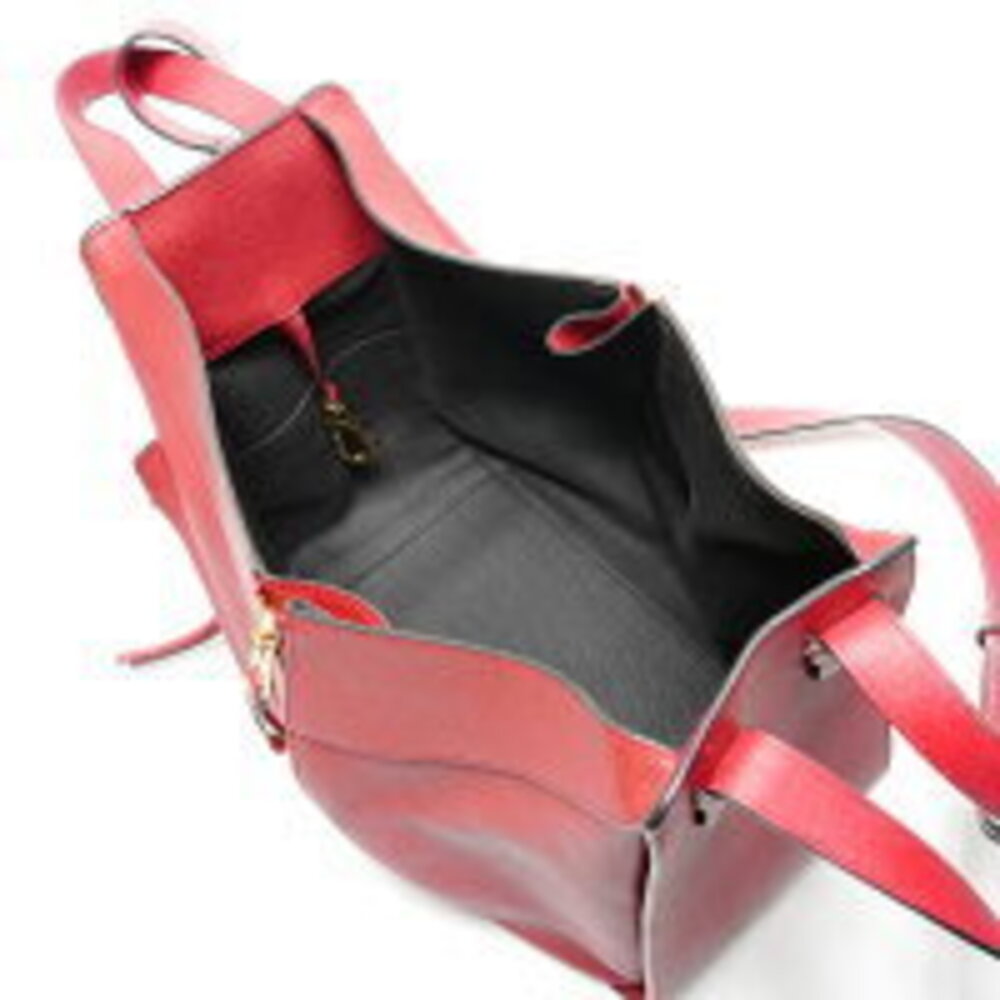 LOEWE Hammock Leather Shoulder Bag Red - Picture 11 of 13